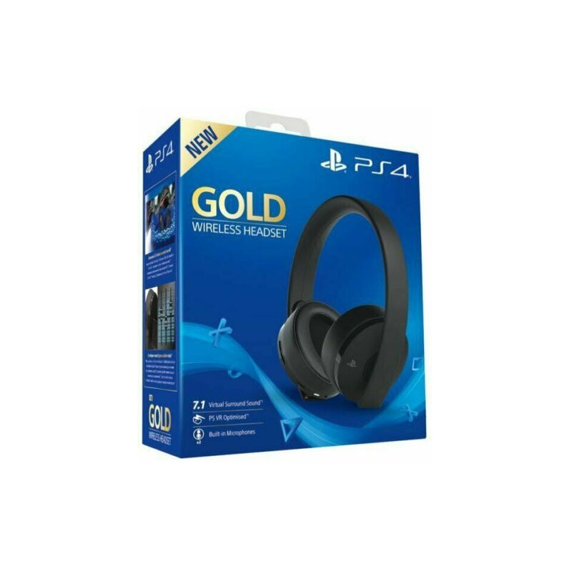 Sony PS4 casque sans fil Gold black