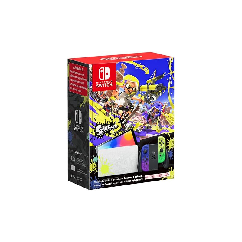 Console Nintendo Switch OLED - édition Splatoon 3