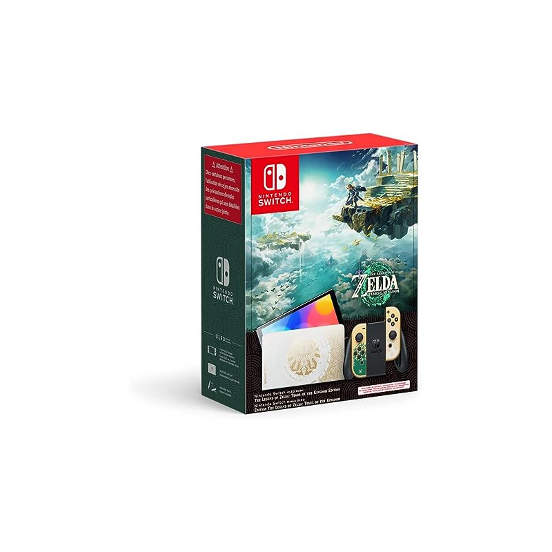 Console Nintendo Switch OLED - édition The Legend of Zelda Tears of the Kingdom