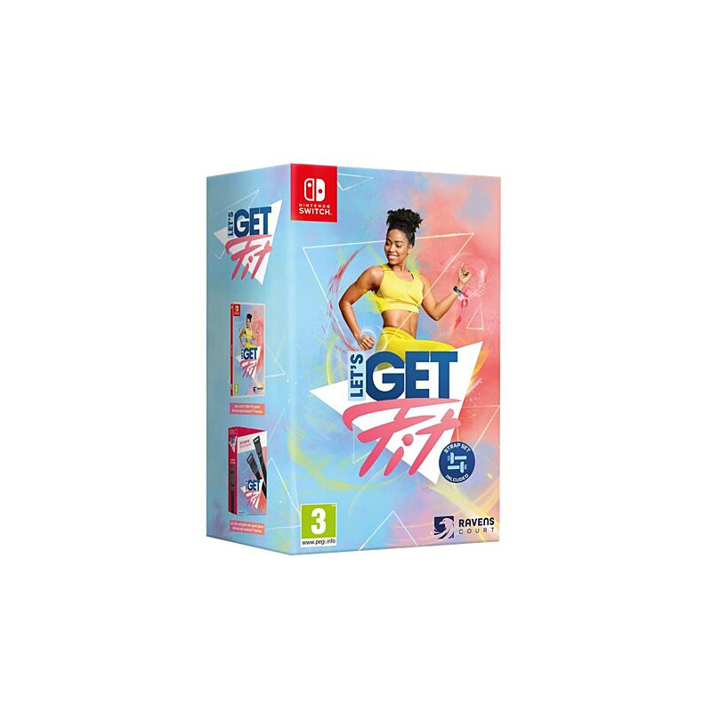 Let's Get Fit bundle jeu + lot de sangles pour Nintendo Switch