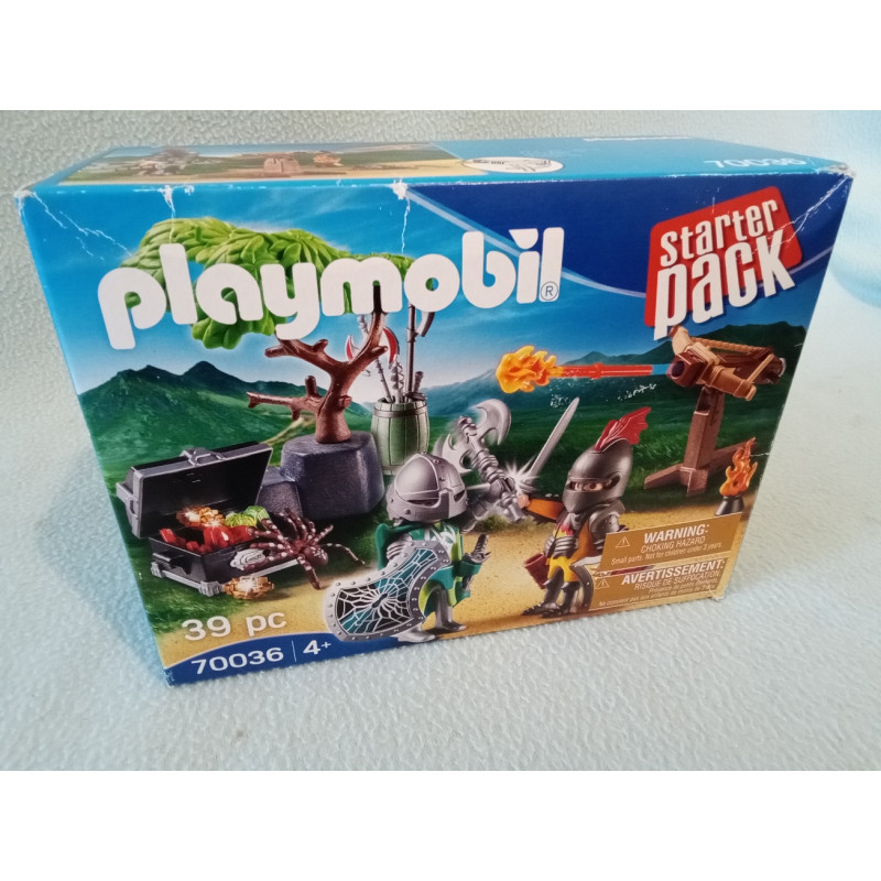 Playmobil 70036 StarterPack Duel de Chevaliers (boîte abîmée)